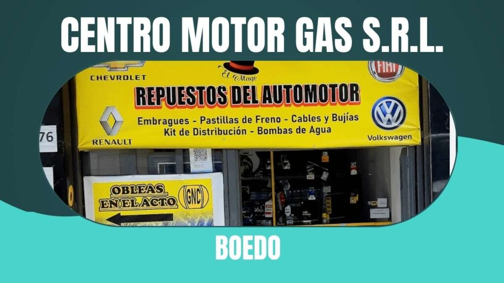 Taller de GNC Centro Motor GAS S.R.L. en Boedo CABA