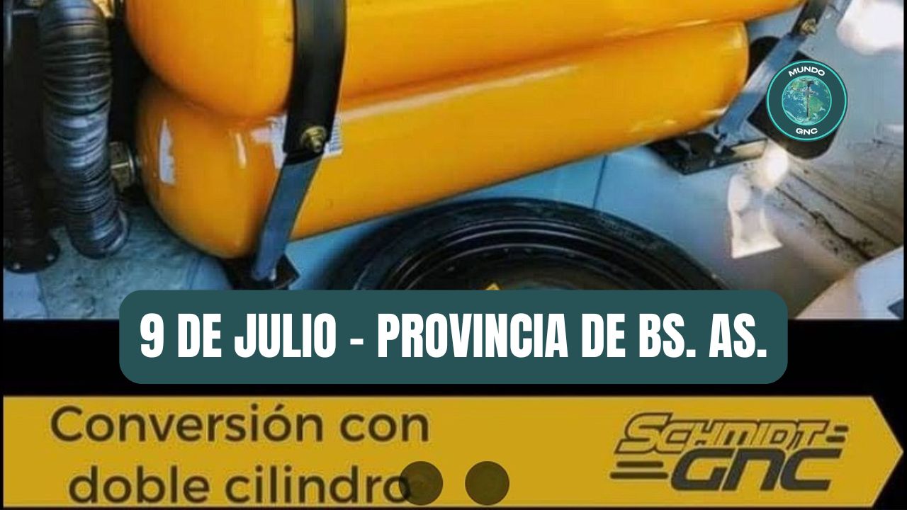 Taller GNC Schmidt en 9 de Julio, provincia de Buenos Aires