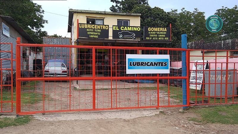 Entrada Taller Gim茅nez GNC Villa Santa Cruz del Lago C贸rdoba