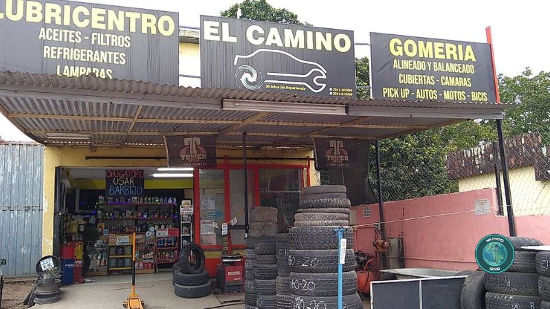 Frente Taller Gim茅nez GNC Villa Santa Cruz del Lago C贸rdoba