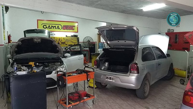 Interior del Taller Gama GNC Santa Mar铆a de Punilla C贸rdoba